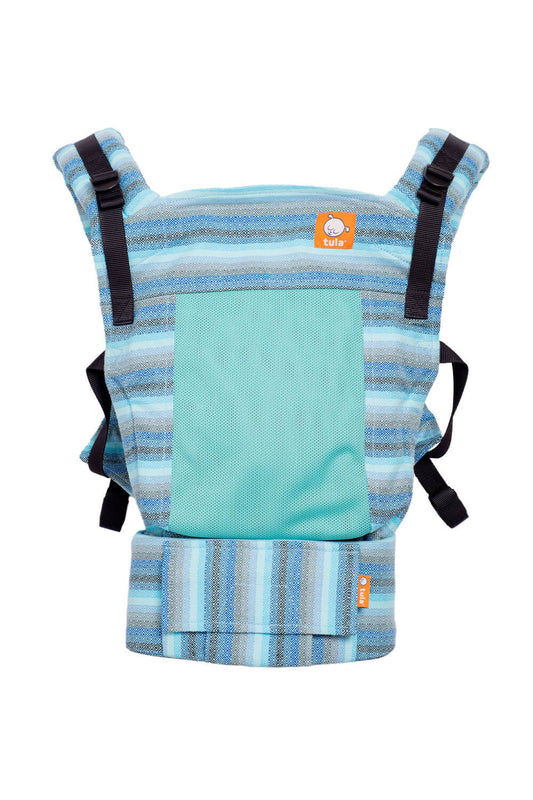 Coast Baby Blues - Signature Handwoven Free-to-Grow Mesh Baby Carrier